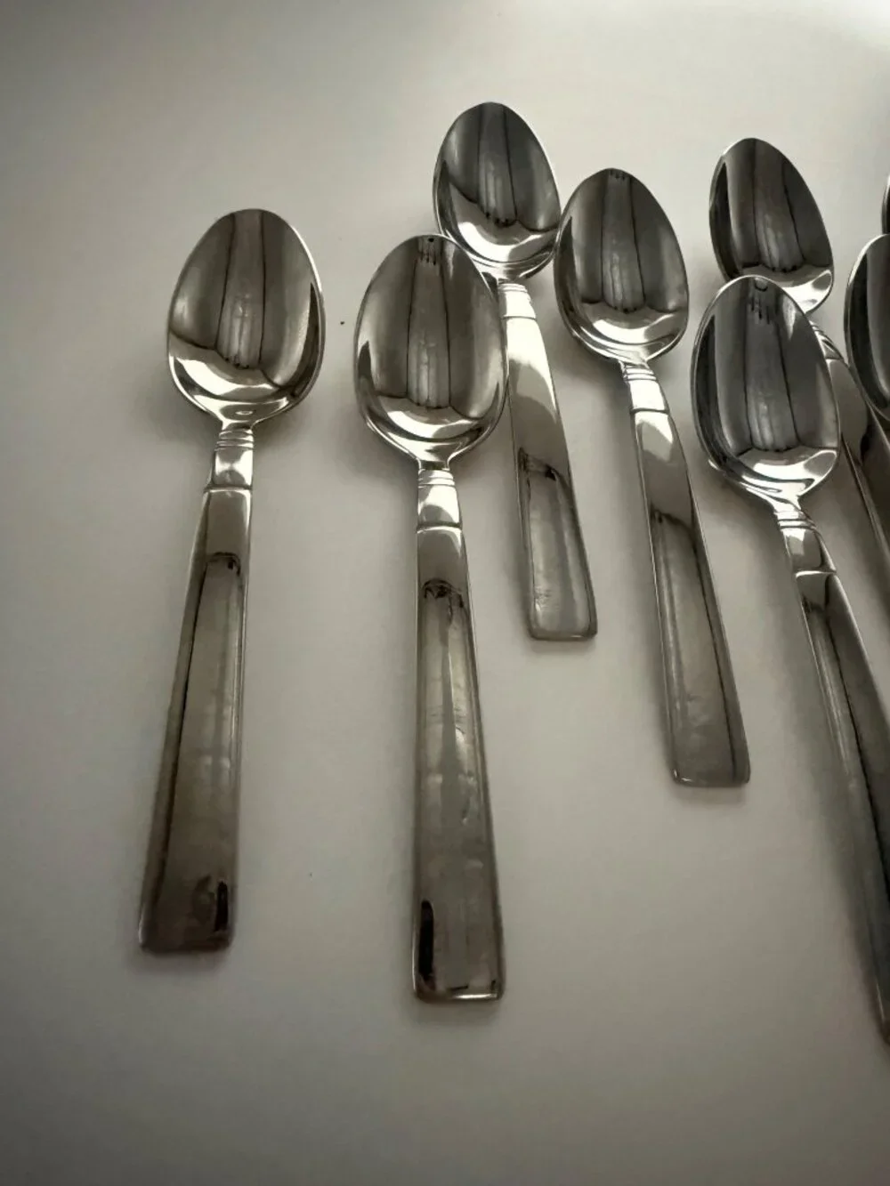 Wallace 18/10 Stainless Steel Flatware Set 10 Spoons  7 1/4